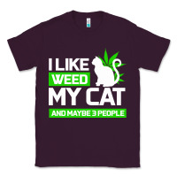 Plum Cat Weed I Like My Cat Gift Classic Tee - Bettercallsaul