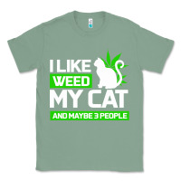 Sage Cat Weed I Like My Cat Gift Classic Tee - Bettercallsaul
