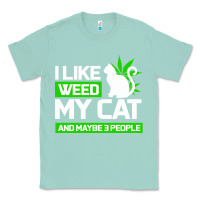Seafoam Cat Weed I Like My Cat Gift Classic Tee - Bettercallsaul