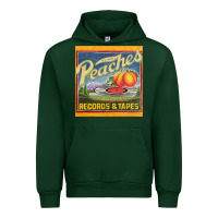 Forest Green peaches records and tapes Urban Hoodie - lanVoArt
