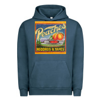 Pigment Midnight Navy peaches records and tapes Urban Hoodie - lanVoArt