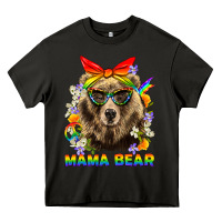 Asphalt Mama Bear Pride LGBTQ+ Heavy Core Tee - BundleAndBundleShop