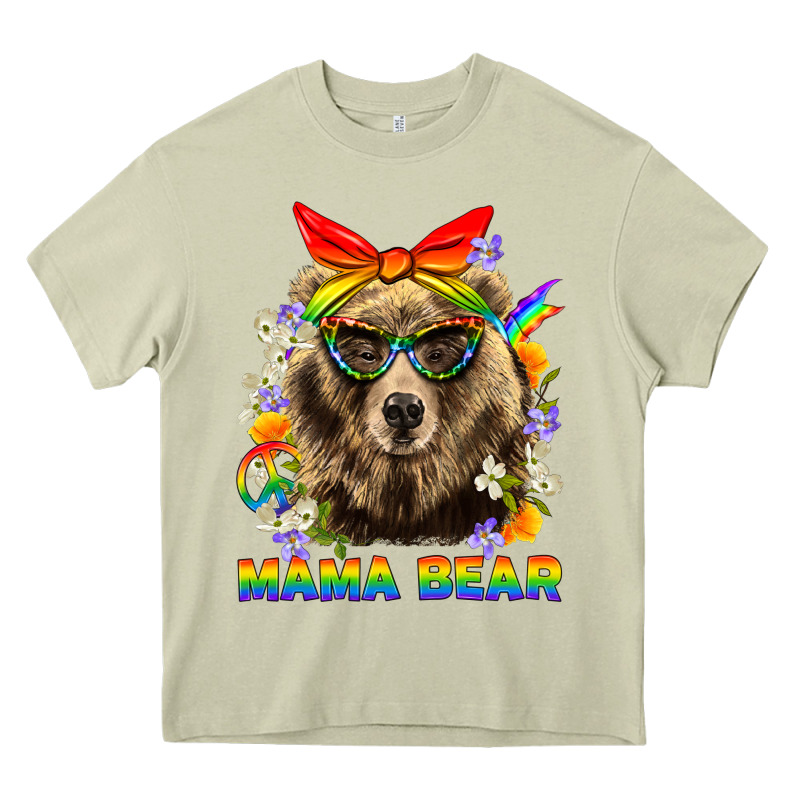 Mama Bear Pride Lgbtq+ Heavy Core Tee by BundleAndBundleShop | Teevron