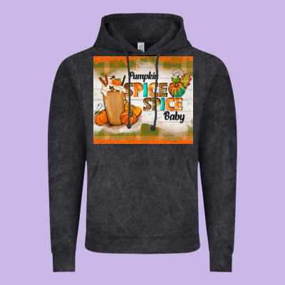 Pumpkin Spice Spice Baby Vintage Hoodie Designed By Tumblerdesignbyshophia