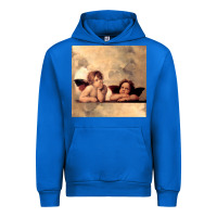 Cobalt Hot Trend Angels Raphael Cupid Cherubs Art Valentine Angel Urban Hoodie - lanVoArt