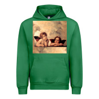 Emerald Hot Trend Angels Raphael Cupid Cherubs Art Valentine Angel Urban Hoodie - lanVoArt