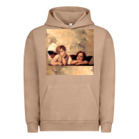 Pigment Burro Hot Trend Angels Raphael Cupid Cherubs Art Valentine Angel Urban Hoodie - lanVoArt
