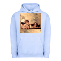 Pigment Grape Ice Hot Trend Angels Raphael Cupid Cherubs Art Valentine Angel Urban Hoodie - lanVoArt