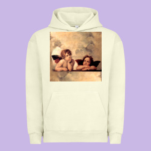 Hot Trend Angels Raphael Cupid Cherubs Art Valentine Angel Urban Hoodie Designed By Lanvoart