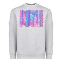 Heather Grey Pink Easter Brushstrokes Heavyweight Sweatshirt - BundleAndBundleShop