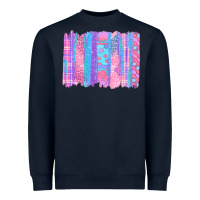 Navy Pink Easter Brushstrokes Heavyweight Sweatshirt - BundleAndBundleShop