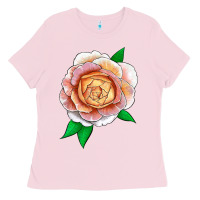 Bubblegum Pink Fun In The Sun Rose Ladies Tee - LillyAllenDesigns