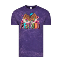 Cloud Purple Periodt afro woman nail art Vintage Tee - RanaPortraitStore