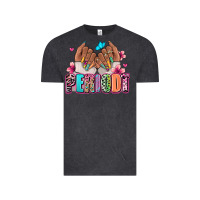 Vintage Black Periodt afro woman nail art Vintage Tee - RanaPortraitStore