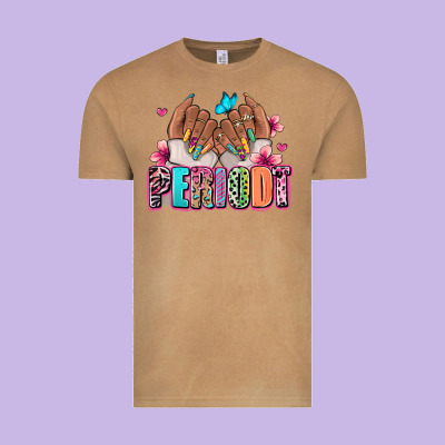 Periodt Afro Woman Nail Art Vintage Tee Designed By Ranaportraitstore