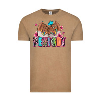 Vintage Coffee Periodt afro woman nail art Vintage Tee - RanaPortraitStore
