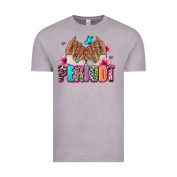 Vintage Zinc Periodt afro woman nail art Vintage Tee - RanaPortraitStore