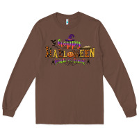 Chestnut happy halloween trick or treat Long Sleeve Tee - CowGirlArtShop