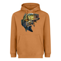 Meerkat jumping bass Heavyweight Hoodie - LillyAllenDesigns