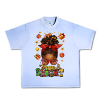 Grape Ice merry and bright christmas afro messy bun Urban Heavy Tee - texasbilliewilder