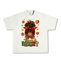 Pistachio merry and bright christmas afro messy bun Urban Heavy Tee - texasbilliewilder
