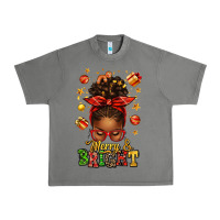 Tornado merry and bright christmas afro messy bun Urban Heavy Tee - texasbilliewilder