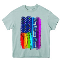 Arona Pride LGBTQ+ American Flag Heavy Core Tee - BundleAndBundleShop