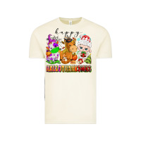 Vintage Arctic happy hallothanksmas farm animals Vintage Tee - texasbilliewilder