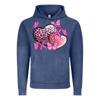 Vintage Denim Cancer hearts Cancer Awaneress Vintage Hoodie - HowdyJamesFarm