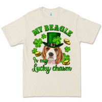Bone st.patricks day my beagle is my lucky charm Premium Tee - RanaPortraitStore