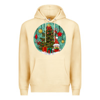 Pina Colada christmas tree and gnome Premium Hoodie - BundleAndBundleShop