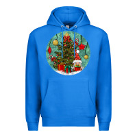 True Royal christmas tree and gnome Premium Hoodie - BundleAndBundleShop