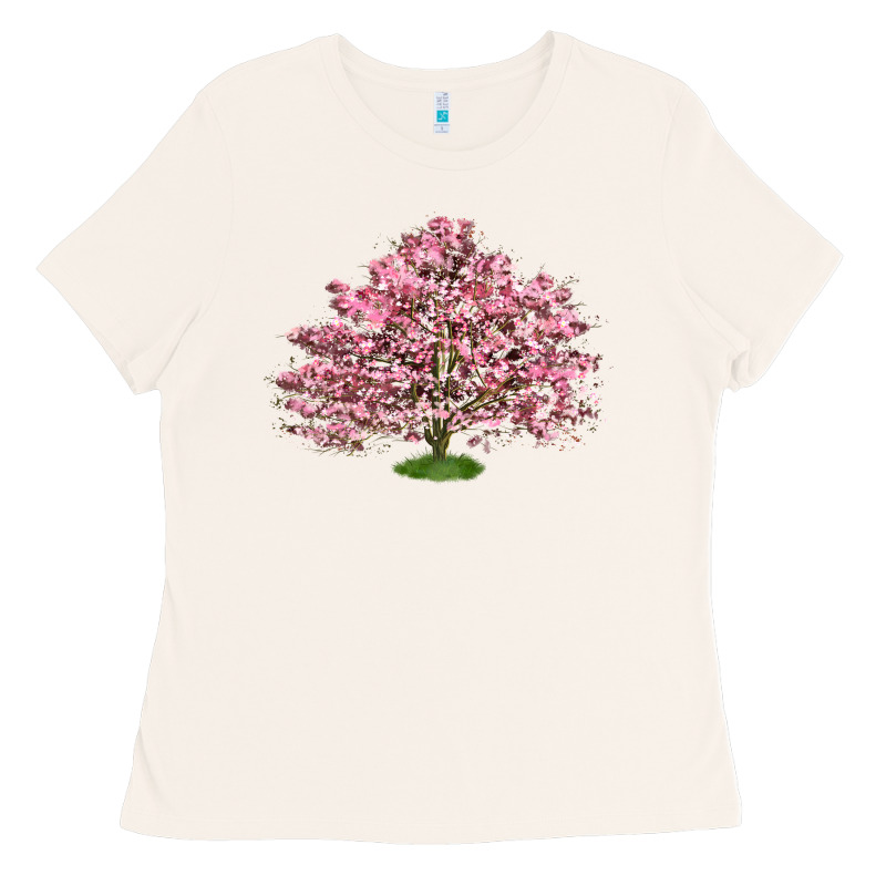 Flowering Dogwood Tree Ladies Tee by LillyAllenDesigns | Teevron
