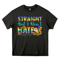 Asphalt LGBTQ+ Straight But I Don't Hate Heavy Core Tee - BundleAndBundleShop