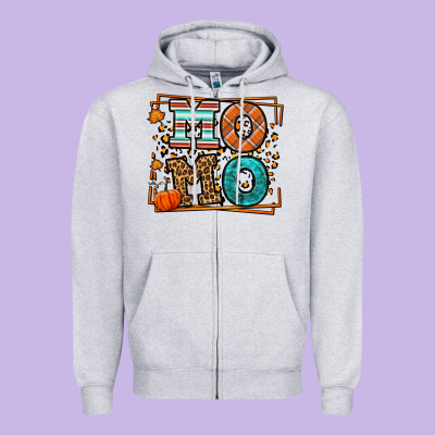 Fall Autumn Leopard Momo Zipper Hoodie Designed By Lillyallendesigns