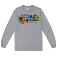 Heather Grey something wicked this way comes Long Sleeve Tee - CowGirlArtShop