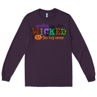 Plum something wicked this way comes Long Sleeve Tee - CowGirlArtShop