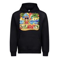 Black love summer gnomes  Background Urban Hoodie - BarkalooDesign