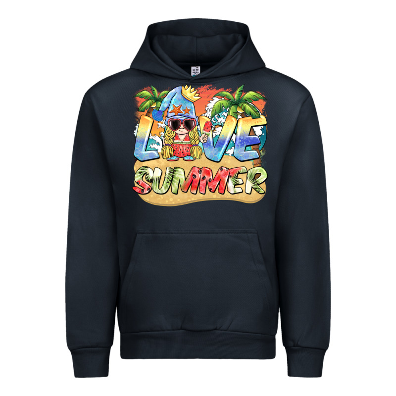 Love Summer Gnomes  Background Urban Hoodie by BarkalooDesign | Teevron