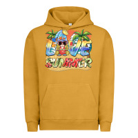 Pigment Peanut Butter love summer gnomes  Background Urban Hoodie - BarkalooDesign