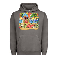 Pigment Tornado love summer gnomes  Background Urban Hoodie - BarkalooDesign