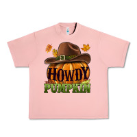 Salmon Howdy pumpkin Urban Heavy Tee - NancyCooperArtShop