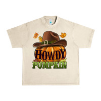 Sandshell Howdy pumpkin Urban Heavy Tee - NancyCooperArtShop