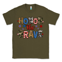 Army Green honor the brave Classic Tee - RanaPortraitStore