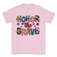 Bubblegum Pink honor the brave Classic Tee - RanaPortraitStore