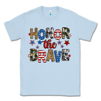 Dusty Blue honor the brave Classic Tee - RanaPortraitStore