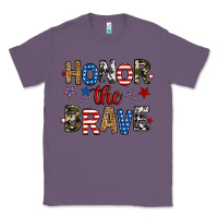 Lavender honor the brave Classic Tee - RanaPortraitStore