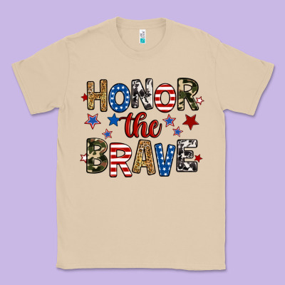 Honor The Brave Classic Tee Designed By Ranaportraitstore