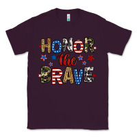 Plum honor the brave Classic Tee - RanaPortraitStore