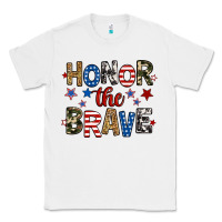 White honor the brave Classic Tee - RanaPortraitStore